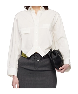 Mm6 Maison Margiela Mirrored Poplin Shirt
