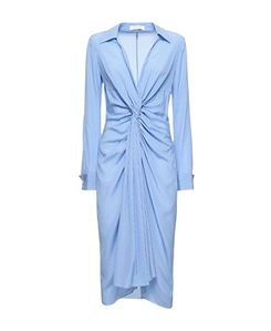 Pleated Shirt Dress