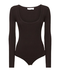 Round-Neck Knitted Jumpsuit