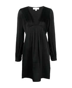 Michael Michael Kors V-Neck Long-Sleeved Dress