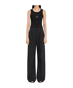Mm6 Maison Margiela Pinstripe Wide-Leg Trousers