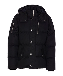 Moose Knuckles Zip Detailed Hooded Coat