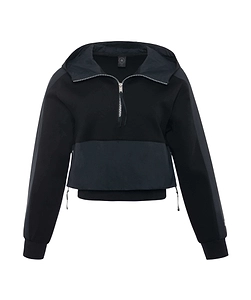 Moose Knuckles Zip-Detailed Long-Sleeved Sweatshirt