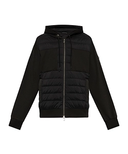 Moose Knuckles Air Down Garnier Hybrid Zipped Hoodie