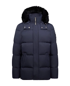 Moose Knuckles Cloud Ribbed Knit Sleeve Parka
