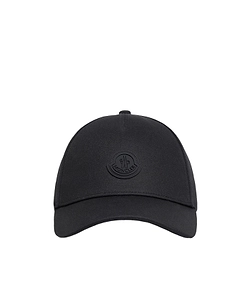 Moncler Logo Patch Curved Peak Baseball Cap