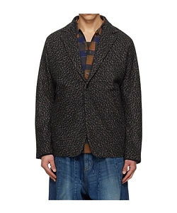 Miles Wool Blend Long-Sleeved Suit Jacket