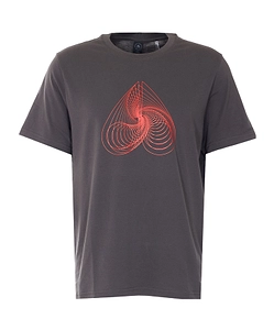 Moose Knuckles Graphic Printed Crewneck T-Shirt