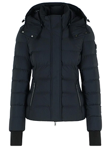 Moose Knuckles Hooded Logo Patch Jacket