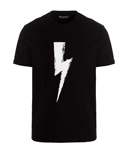 Thunderbolt Print T-Shirt