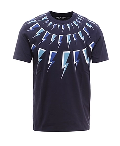 Thunderbolt-Print T-Shirt