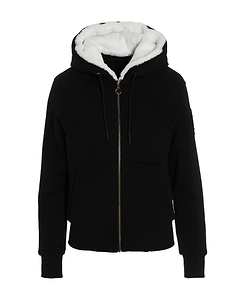 Moose Knuckles Logo-Plaque Hoodie