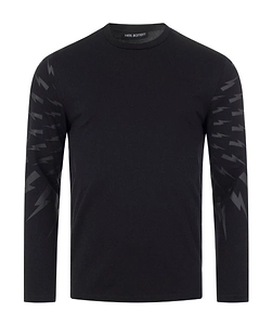 Thunderbolt-Print T-Shirt