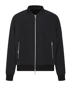 Moose Knuckles Long-Sleeved Zip-Up Bomber Jacket