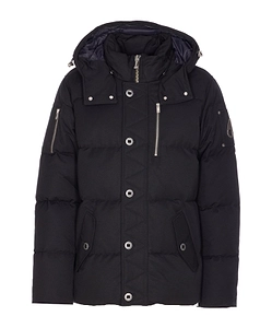 Moose Knuckles Zip Detailed Hooded Coat