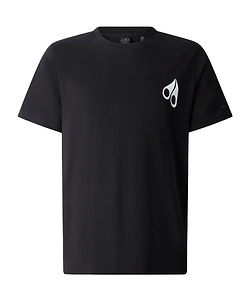 Moose Knuckles Log-Printed Crewneck T-Shirt