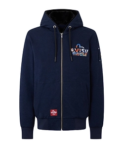 X Evisu Zip-Up Hoodie