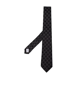 Monogram-Print Silk Tie