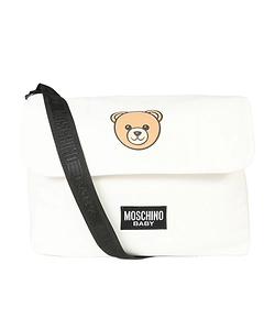 Moschino Kids Logo Printed Foldover Top Changing Bag