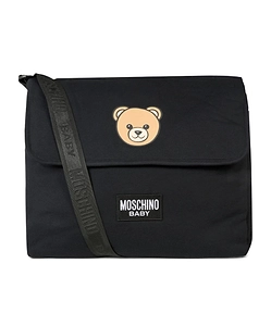 Moschino Kids Logo Printed Foldover Top Changing Bag