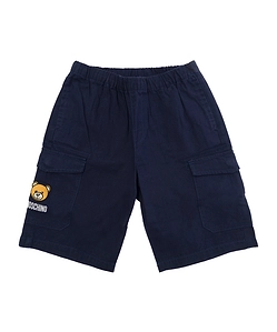 Moschino Kids Teddy Bear-Patch Elasticated Waistband Shorts
