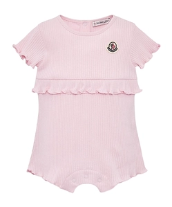 Ruffled Cotton Romper