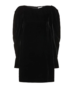 Mini Dress W/Puff Sleeves