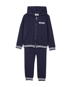 Teddy Bear Motif Two-Piece Tracksuit