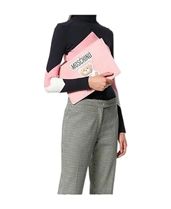 Teddy Bear Pin Pattern Large Clutch