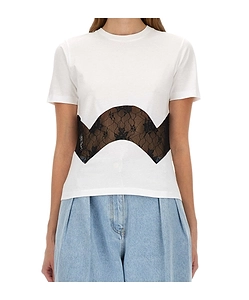 Nina Ricci Lace Inserts T-Shirt