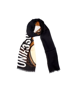 Teddy Bear Printed Scarf