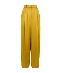 Satin Straight Trousers