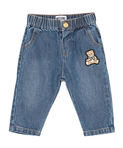 Teddy-Patch Denim Trousers