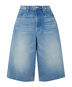 Cotton Denim Shorts