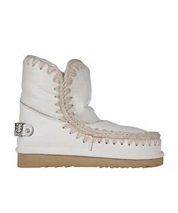 Contrast-Colored Stitching Snow Boots