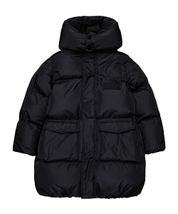 Mm6 Maison Margiela Kids Padded Hooded Long Coat