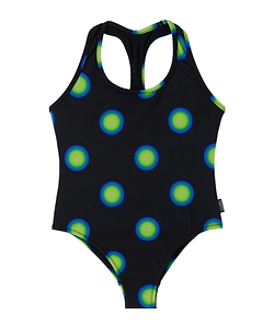 Polka Dot Printed One-Piece Swimsuit