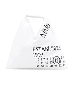Numbers-Motif Tote Bag