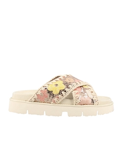 Mou Criss Cross Slide Sandals