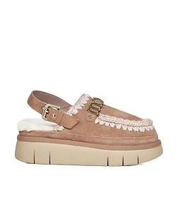 Mou Crochet Platform Sandals
