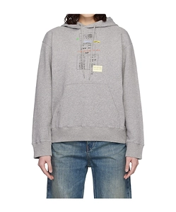 Unbrushed Long-Sleeve Hooded Sweatshirt