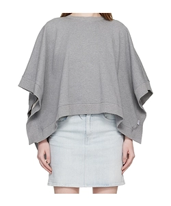 Oversized Panelled Poncho