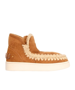 Mou Eskimo Logo Lettering Ankle Boots