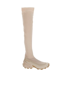 Mm6 Maison Margiela X Salomon Thigh-Length Round-Toe Boots