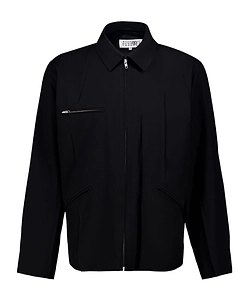 Zip-Up Shirt Jacket