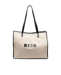 Logo-Print Cotton-Blend Tote Bag