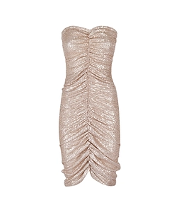 Norma Kamali Sequinned Strapless Dress