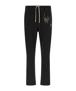 Embroidered Skinny Track Pants