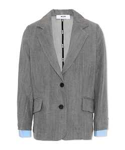 Msgm Kids Single-Breasted Tailored Blazer