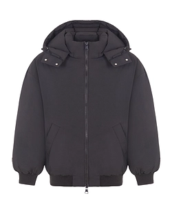 Msgm Kids Zipped Hooded Jacket